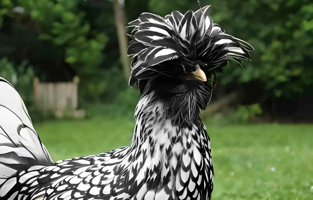 Silver Laced Polish Chicken