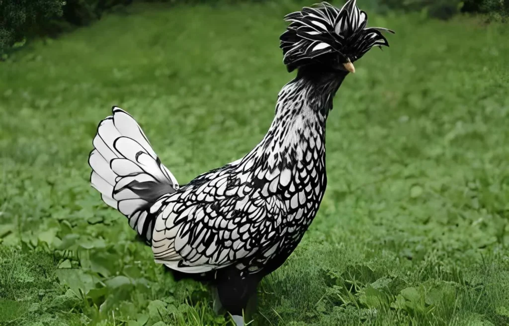 Silver Laced Polish Chicken